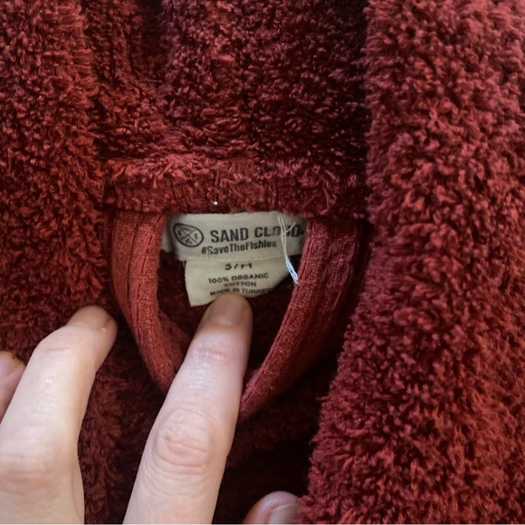 Red Waffle Knit Robe - Picture 4 of 7